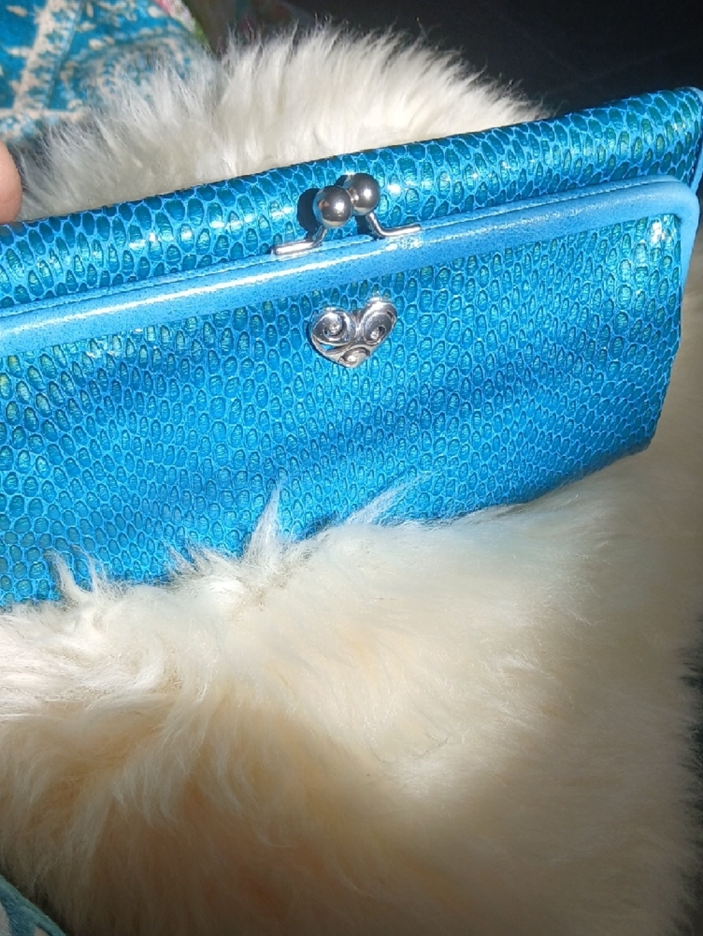 NEW Brighton Gem Snake Clutch Wallet